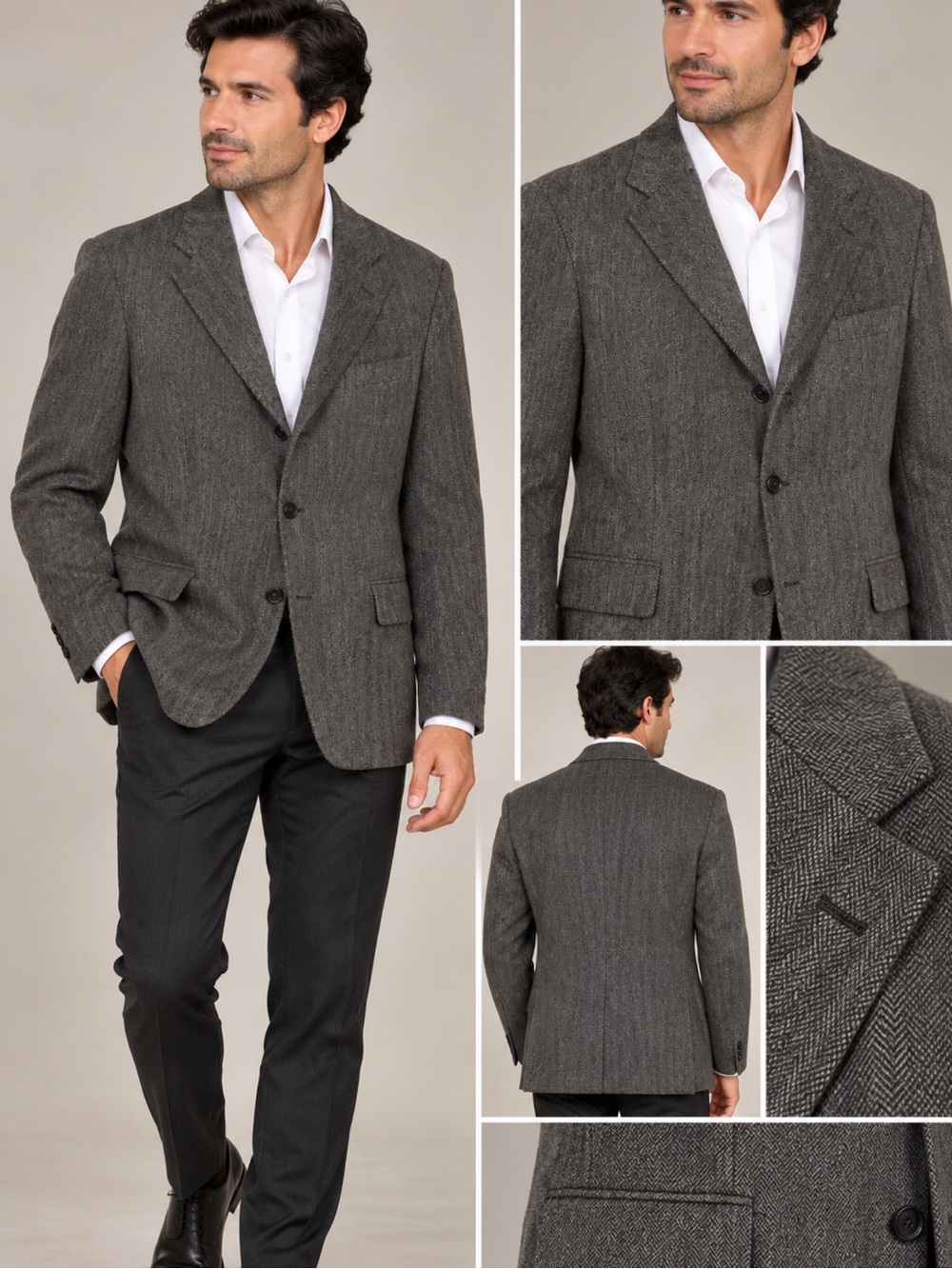 Hugo Boss wool Charcoal Blazer size 40